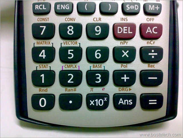 Kalkulator asas nombor